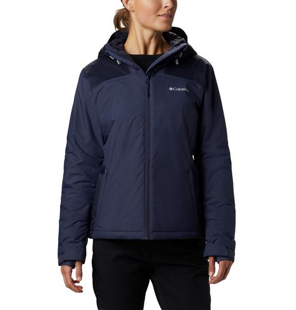 Columbia Womens Insulated Jacket UK - Tipton Peak Jackets Blue UK-572405